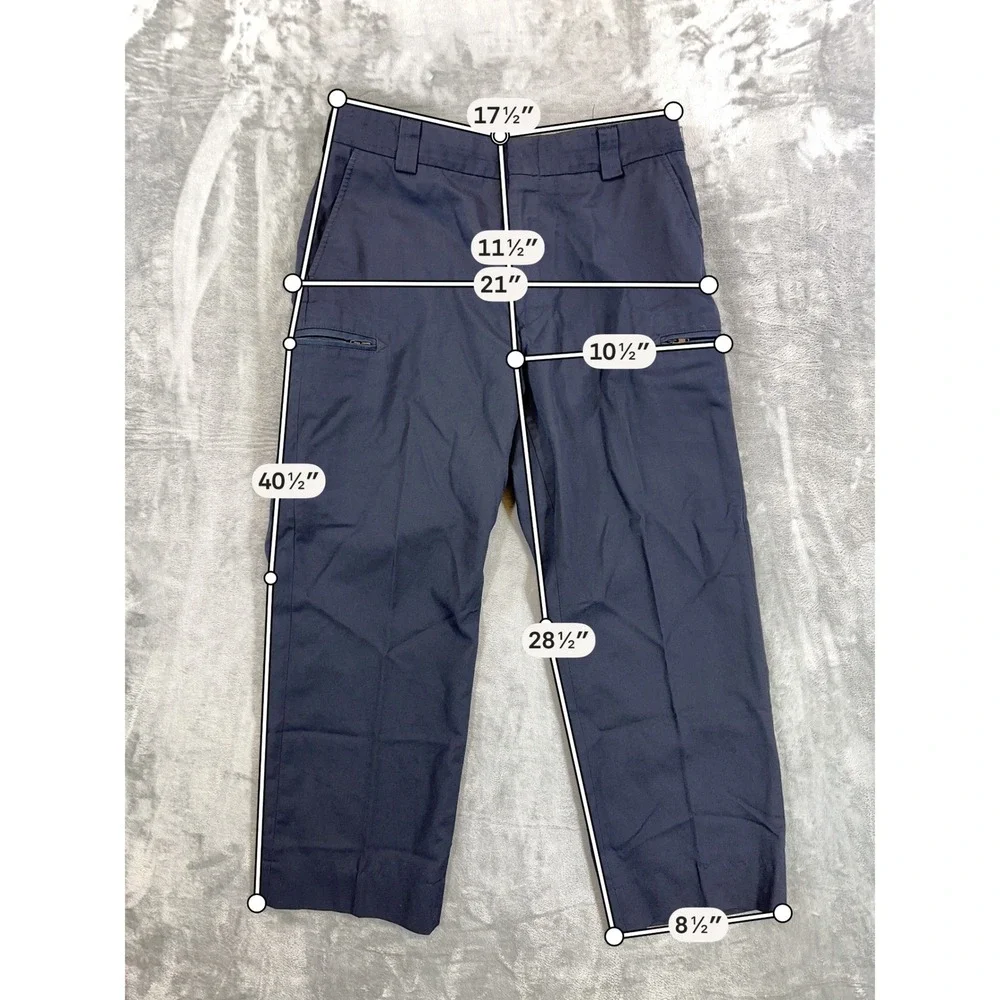 Blauer Tactical Cargo Pants Men's Size 36R Dark Navy Wool Blend